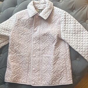 Burberry Light Pink Quilted Kids' Puffer Jacket